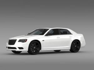 chrysler 300 srt8 satin vapor lx2 2014 3D Model