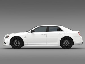 chrysler 300 srt8 satin vapor lx2 2014 3D 模型