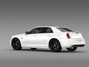 chrysler 300 srt8 satin vapor lx2 2014 3D Model