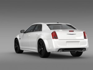 chrysler 300 srt8 satin vapor lx2 2014 3D 模型