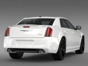 chrysler 300 srt8 satin vapor lx2 2014 3D Model