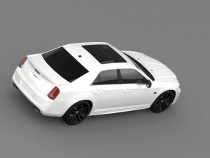 chrysler 300 srt8 satin vapor lx2 2014 3D Model