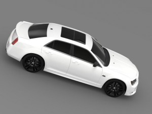 chrysler 300 srt8 satin vapor lx2 2014 3D 模型