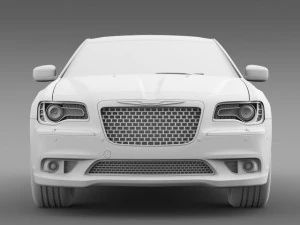 chrysler 300 srt8 satin vapor lx2 2014 3D Model