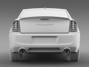 chrysler 300 srt8 satin vapor lx2 2014 3D 模型