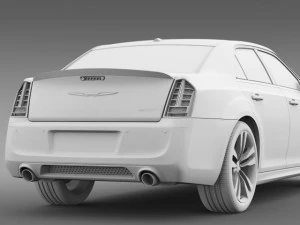 chrysler 300 srt8 satin vapor lx2 2014 3D Model