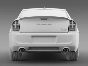 chrysler 300 srt8 core 2013 3D Model