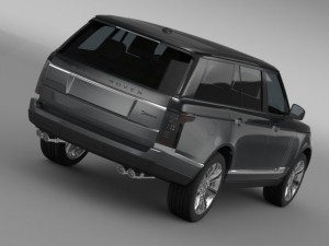 range rover svautobiography l405 2016 3D 模型