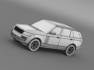 range rover svautobiography l405 2016 3D 模型