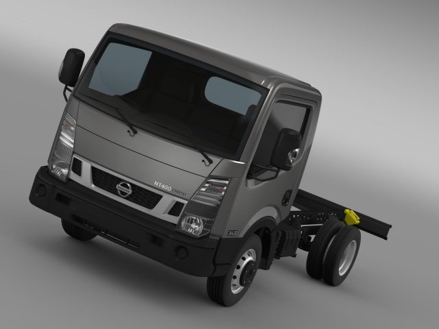nissan nt400 cabstar 2014 chassi 3Dモデル .c4d .max .obj .3ds .fbx .stl .blend 