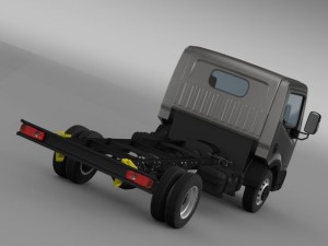 nissan nt400 cabstar 2014 chassi 3Dモデル