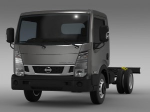nissan nt400 cabstar 2014 chassi 3Dモデル