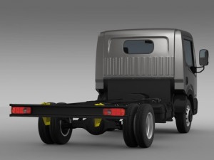 nissan nt400 cabstar 2014 chassi 3Dモデル
