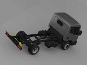 nissan nt400 cabstar 2014 chassi 3Dモデル