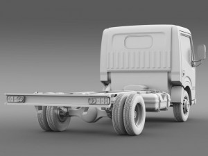 nissan nt400 cabstar 2014 chassi 3Dモデル