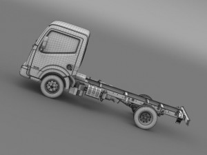 nissan nt400 cabstar 2014 chassi 3Dモデル