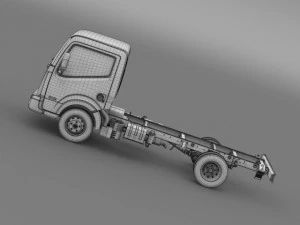 nissan nt400 cabstar 2014 chassi 3D Model