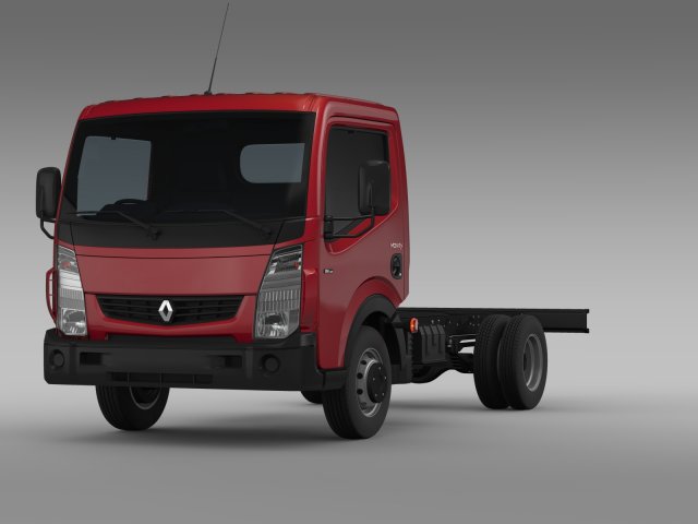 renault maxity 2013 chassi Model 3D .c4d .max .obj .3ds .fbx .stl .blend 