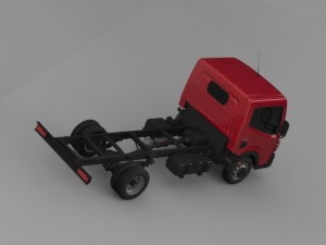 renault maxity 2013 chassi Model 3D