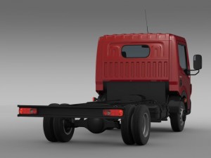 renault maxity 2013 chassi Model 3D