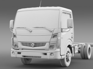 renault maxity 2013 chassi Model 3D