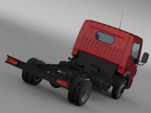 renault maxity 2013 chassi Model 3D
