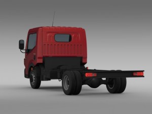 renault maxity 2013 chassi Model 3D