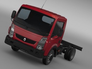 renault maxity 2013 chassi Model 3D
