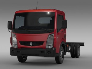 renault maxity 2013 chassi Model 3D