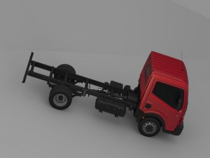 renault maxity 2013 chassi Model 3D