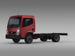 renault maxity 2013 chassi Model 3D