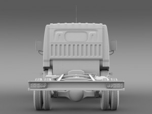 renault maxity 2013 chassi Model 3D