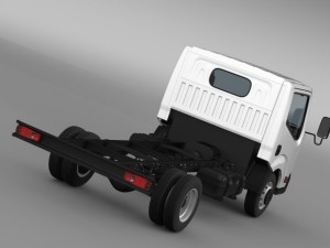 mitsubishi fuso canter guts chassi 2015 3D Model