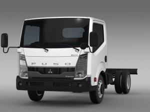 mitsubishi fuso canter guts chassi 2015 3D Model