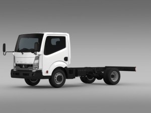 mitsubishi fuso canter guts chassi 2015 3D Model