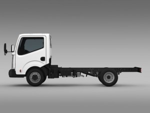 mitsubishi fuso canter guts chassi 2015 3D Model
