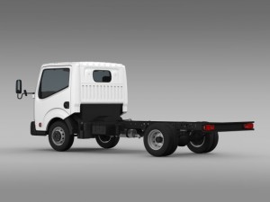 mitsubishi fuso canter guts chassi 2015 3D Model
