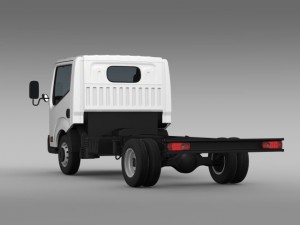 mitsubishi fuso canter guts chassi 2015 3D Model