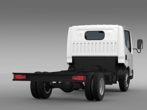 mitsubishi fuso canter guts chassi 2015 3D Model