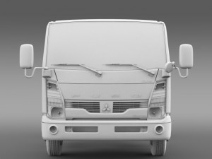 mitsubishi fuso canter guts chassi 2015 3D Model