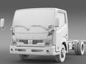 mitsubishi fuso canter guts chassi 2015 3D Model