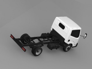 nissan atlas chassi 2013 Modelo 3D