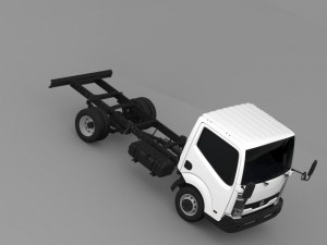 nissan atlas chassi 2013 Modelo 3D