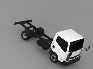 nissan atlas chassi 2013 3D Model