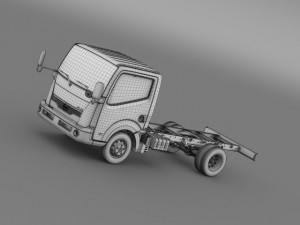 nissan atlas chassi 2013 Modelo 3D