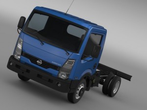 nissan cabstar chassi 2013 3D Model