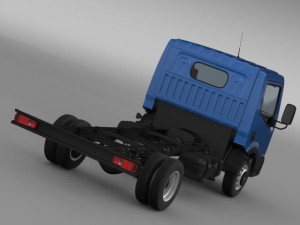 nissan cabstar chassi 2013 3D 모델