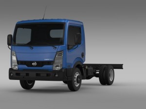 nissan cabstar chassi 2013 3D 모델