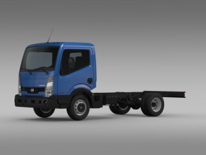 nissan cabstar chassi 2013 3D 모델
