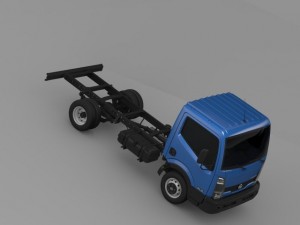 nissan cabstar chassi 2013 3D 모델